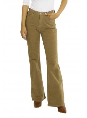 Pantaloni scampanati in velluto Please 